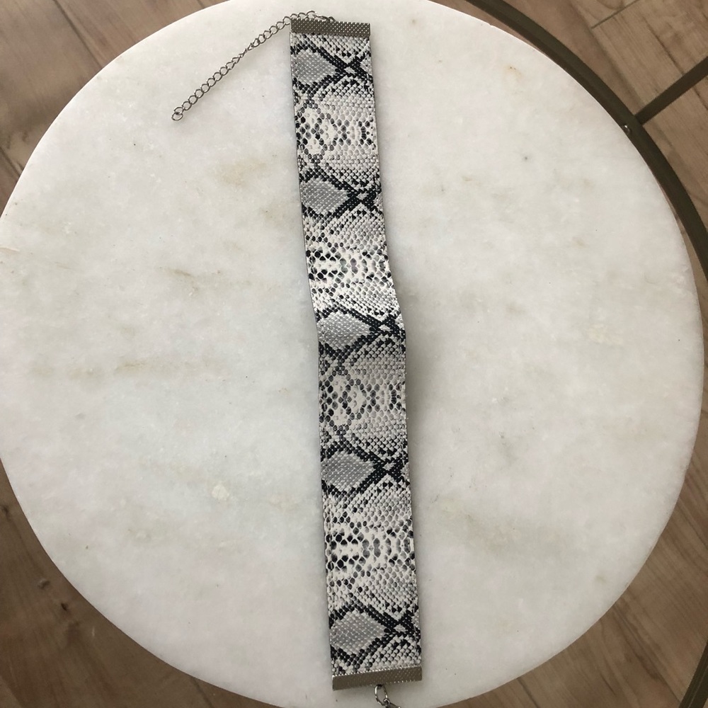 Snakeskin choker